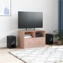 Mueble para TV de acero rosa 67x39x44 cm de vidaXL, Muebles TV - Ref: Foro24-841741, Precio: 73,07 €, Descuento: %