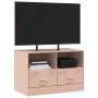 Mueble para TV de acero rosa 67x39x44 cm de vidaXL, Muebles TV - Ref: Foro24-841741, Precio: 73,07 €, Descuento: %