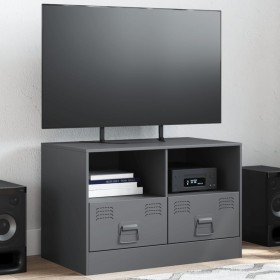 Mueble para TV de acero gris antracita 67x39x44 cm de vidaXL, Muebles TV - Ref: Foro24-841743, Precio: 73,07 €, Descuento: %