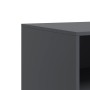 Mueble para TV de acero gris antracita 67x39x44 cm de vidaXL, Muebles TV - Ref: Foro24-841743, Precio: 73,07 €, Descuento: %