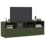 Muebles para TV 2 unidades acero verde oliva 67x39x44 cm de vidaXL, Muebles TV - Ref: Foro24-841748, Precio: 131,14 €, Descue...