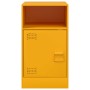 Mesita de noche acero amarillo mostaza 34,5x39x62 cm de vidaXL, Mesitas de noche - Ref: Foro24-841769, Precio: 61,88 €, Descu...