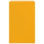 Mesita de noche acero amarillo mostaza 34,5x39x62 cm de vidaXL, Mesitas de noche - Ref: Foro24-841769, Precio: 61,88 €, Descu...