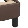 Cama con colchón cuero sintético marrón 180x200 cm de vidaXL, Camas y somieres - Ref: Foro24-3208740, Precio: 467,44 €, Descu...