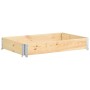 Collar de caja de pallet madera maciza de pino 50x150 cm de vidaXL, Plataformas de carga y palés - Ref: Foro24-310054, Precio...