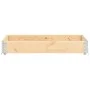 Collar de caja de pallet madera maciza de pino 50x150 cm de vidaXL, Plataformas de carga y palés - Ref: Foro24-310054, Precio...