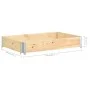 Collar de caja de pallet madera maciza de pino 50x150 cm de vidaXL, Plataformas de carga y palés - Ref: Foro24-310054, Precio...