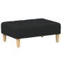 Reposapiés de tela negro 77x55x31 cm de vidaXL, Otomanas - Ref: Foro24-4007364, Precio: 73,06 €, Descuento: %