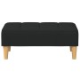 Reposapiés de tela negro 77x55x31 cm de vidaXL, Otomanas - Ref: Foro24-4007364, Precio: 73,06 €, Descuento: %