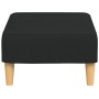 Reposapiés de tela negro 77x55x31 cm de vidaXL, Otomanas - Ref: Foro24-4007364, Precio: 73,06 €, Descuento: %