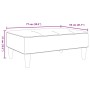 Reposapiés de tela negro 77x55x31 cm de vidaXL, Otomanas - Ref: Foro24-4007364, Precio: 73,06 €, Descuento: %