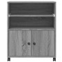 Soporte para impresora con ruedas gris Sonoma 60x48x74 cm de vidaXL, Soportes para impresoras - Ref: Foro24-840637, Precio: 9...