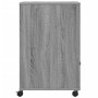 Soporte para impresora con ruedas gris Sonoma 60x48x74 cm de vidaXL, Soportes para impresoras - Ref: Foro24-840637, Precio: 9...