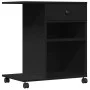 Soporte para impresora con ruedas negro 60x40x68,5 cm de vidaXL, Soportes para impresoras - Ref: Foro24-840640, Precio: 60,35...