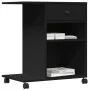 Soporte para impresora con ruedas negro 60x40x68,5 cm de vidaXL, Soportes para impresoras - Ref: Foro24-840640, Precio: 60,35...