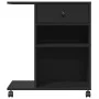Soporte para impresora con ruedas negro 60x40x68,5 cm de vidaXL, Soportes para impresoras - Ref: Foro24-840640, Precio: 60,35...