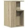 Mesa auxiliar madera de ingeniería roble Sonoma 35x35x60 cm de vidaXL, Mesas de centro - Ref: Foro24-840739, Precio: 48,56 €,...