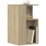 Mesa auxiliar madera de ingeniería roble Sonoma 35x35x60 cm de vidaXL, Mesas de centro - Ref: Foro24-840739, Precio: 48,56 €,...