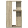Mesa auxiliar madera de ingeniería roble Sonoma 35x35x60 cm de vidaXL, Mesas de centro - Ref: Foro24-840739, Precio: 49,44 €,...