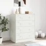 Aparador de acero blanco 67x39x83 cm de vidaXL, Aparadores - Ref: Foro24-841684, Precio: 138,27 €, Descuento: %
