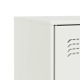 Aparador de acero blanco 67x39x83 cm de vidaXL, Aparadores - Ref: Foro24-841684, Precio: 139,61 €, Descuento: %