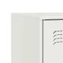 Aparador de acero blanco 67x39x83 cm de vidaXL, Aparadores - Ref: Foro24-841684, Precio: 138,27 €, Descuento: %