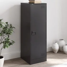Aparador de acero negro 34,5x39x107 cm by vidaXL, Sideboards - Ref: Foro24-841703, Price: 87,63 €, Discount: %