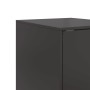 Aparador de acero negro 34,5x39x107 cm de vidaXL, Aparadores - Ref: Foro24-841703, Precio: 88,58 €, Descuento: %