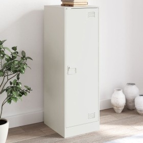 Aparador de acero blanco 34,5x39x107 cm de vidaXL, Aparadores - Ref: Foro24-841708, Precio: 84,02 €, Descuento: %