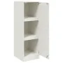 Aparador de acero blanco 34,5x39x107 cm de vidaXL, Aparadores - Ref: Foro24-841708, Precio: 83,20 €, Descuento: %