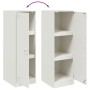 Aparador de acero blanco 34,5x39x107 cm de vidaXL, Aparadores - Ref: Foro24-841708, Precio: 84,02 €, Descuento: %