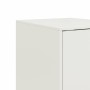 Aparador de acero blanco 34,5x39x107 cm de vidaXL, Aparadores - Ref: Foro24-841708, Precio: 84,02 €, Descuento: %