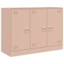 Aparador de acero rosa 99x39x73 cm de vidaXL, Aparadores - Ref: Foro24-841722, Precio: 166,04 €, Descuento: %