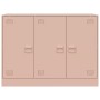 Aparador de acero rosa 99x39x73 cm de vidaXL, Aparadores - Ref: Foro24-841722, Precio: 166,04 €, Descuento: %
