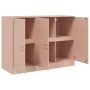 Aparador de acero rosa 99x39x73 cm de vidaXL, Aparadores - Ref: Foro24-841722, Precio: 166,04 €, Descuento: %