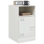 Mesitas de noche 2 unidades acero blanco 34,5x39x62 cm de vidaXL, Mesitas de noche - Ref: Foro24-841774, Precio: 95,92 €, Des...