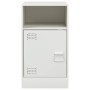 Mesitas de noche 2 unidades acero blanco 34,5x39x62 cm de vidaXL, Mesitas de noche - Ref: Foro24-841774, Precio: 95,92 €, Des...