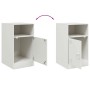 Mesitas de noche 2 unidades acero blanco 34,5x39x62 cm de vidaXL, Mesitas de noche - Ref: Foro24-841774, Precio: 95,92 €, Des...