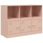 Aparador de acero rosa 99x39x73 cm de vidaXL, Aparadores - Ref: Foro24-841788, Precio: 144,01 €, Descuento: %