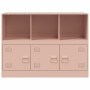 Aparador de acero rosa 99x39x73 cm de vidaXL, Aparadores - Ref: Foro24-841788, Precio: 144,01 €, Descuento: %