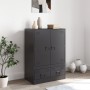 Aparador de acero negro 67x39x95 cm de vidaXL, Aparadores - Ref: Foro24-841805, Precio: 163,66 €, Descuento: %