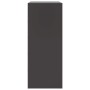 Aparador de acero negro 67x39x95 cm de vidaXL, Aparadores - Ref: Foro24-841805, Precio: 163,66 €, Descuento: %