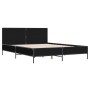 Estructura de cama madera de ingeniería y metal negro 160x200cm de vidaXL, Camas y somieres - Ref: Foro24-3280007, Precio: 16...