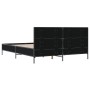 Estructura de cama madera de ingeniería y metal negro 160x200cm de vidaXL, Camas y somieres - Ref: Foro24-3280007, Precio: 16...