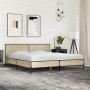 Estructura cama madera ingeniería metal roble Sonoma 180x200 cm de vidaXL, Camas y somieres - Ref: Foro24-3280013, Precio: 16...