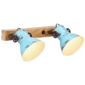 Lámpara de pared azul desgastado 25 W E27 45x25 cm de vidaXL, Lámparas - Ref: Foro24-371823, Precio: 52,99 €, Descuento: %