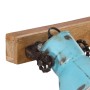 Lámpara de pared azul desgastado 25 W E27 45x25 cm de vidaXL, Lámparas - Ref: Foro24-371823, Precio: 53,76 €, Descuento: %