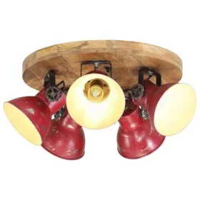 Abgenutzte rote Deckenlampe 25 W E27 50x50x25 cm von vidaXL, Lampen - Ref: Foro24-371835, Preis: 111,82 €, Rabatt: %