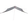 Lona de camping impermeable gris y naranja 400x294 cm de vidaXL, Tiendas de campaña - Ref: Foro24-94663, Precio: 35,85 €, Des...