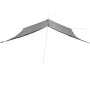 Lona de camping impermeable gris y naranja 400x294 cm de vidaXL, Tiendas de campaña - Ref: Foro24-94663, Precio: 37,23 €, Des...